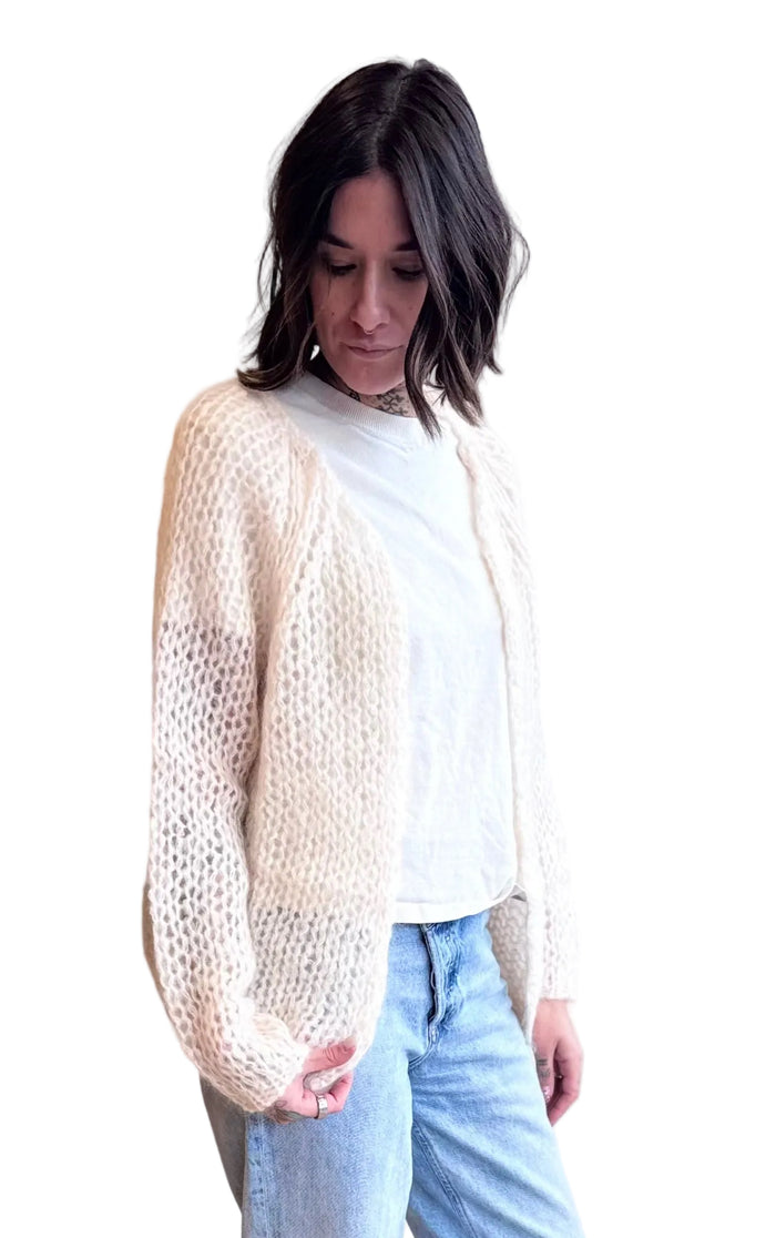 Cloud cardigan in ivory