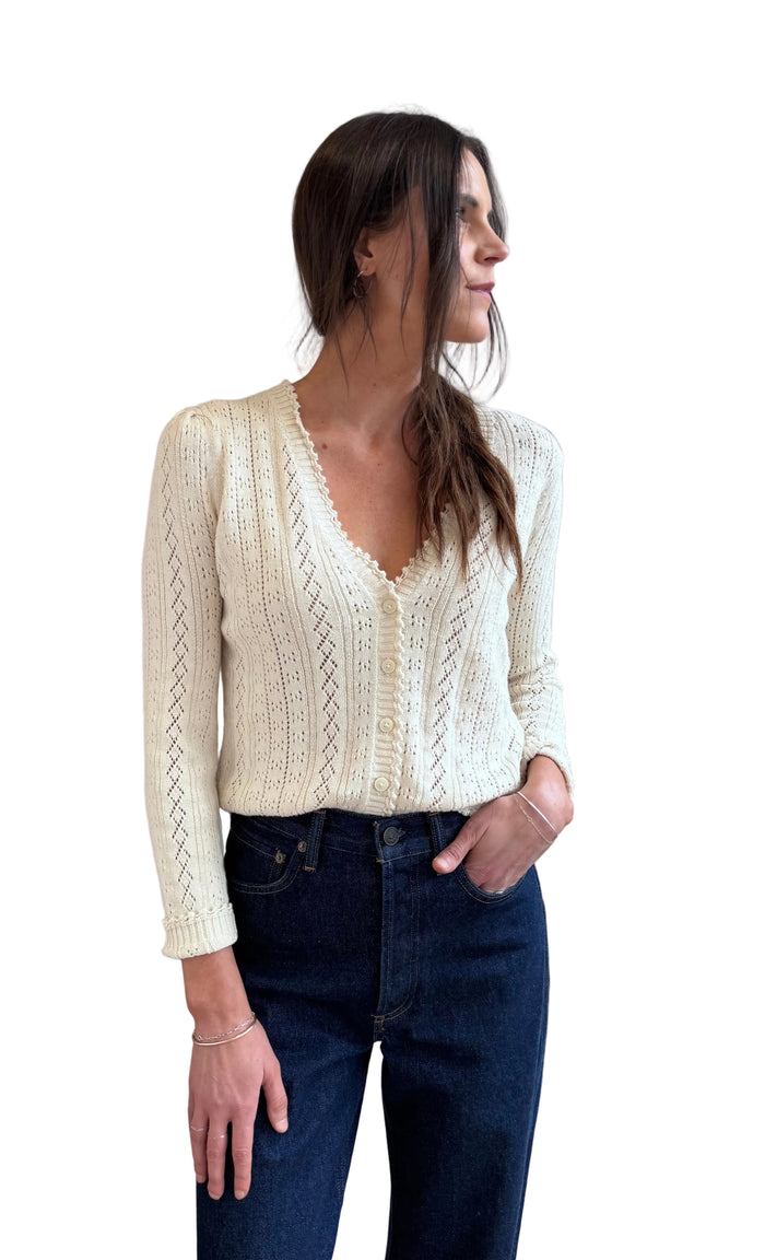 Juliette Cardigan in Ecru