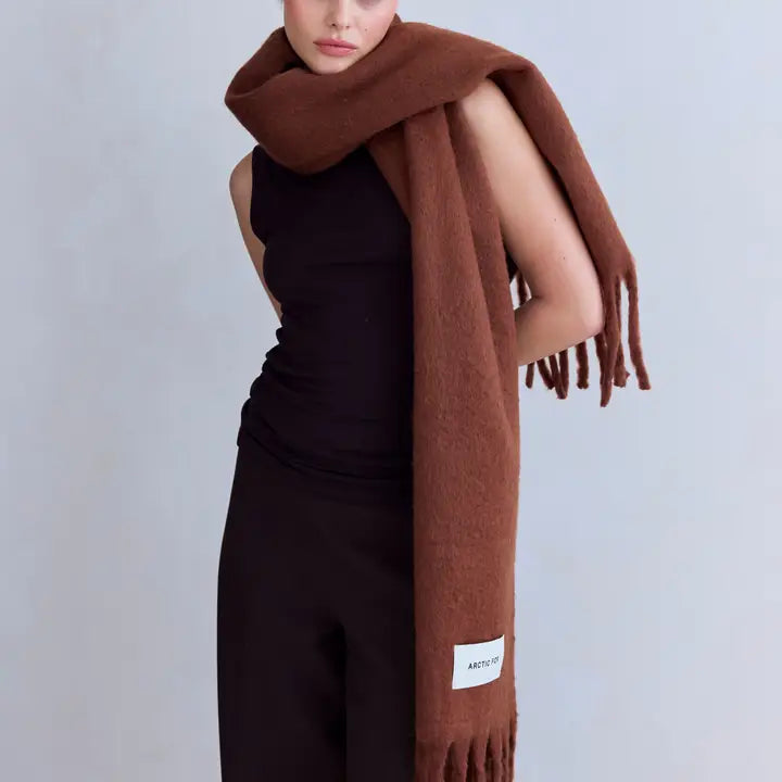 The Stockholm Scarf in Sepia