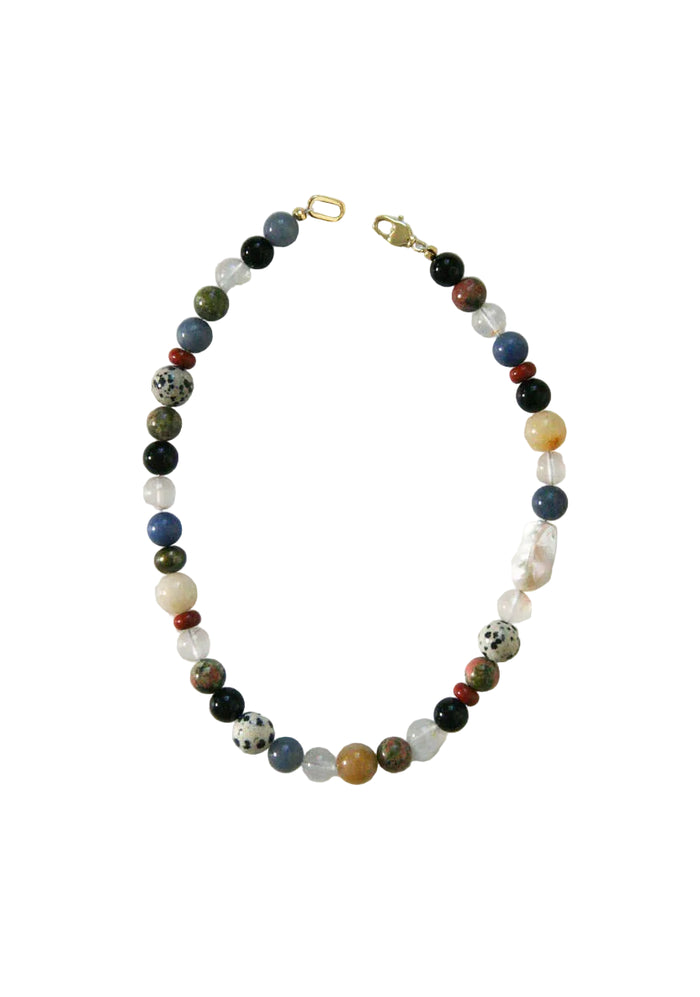 Akira 18" gemstone necklace