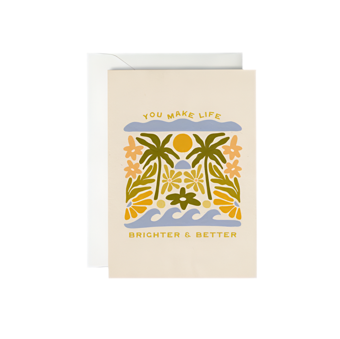 Brighter & Better greeting card