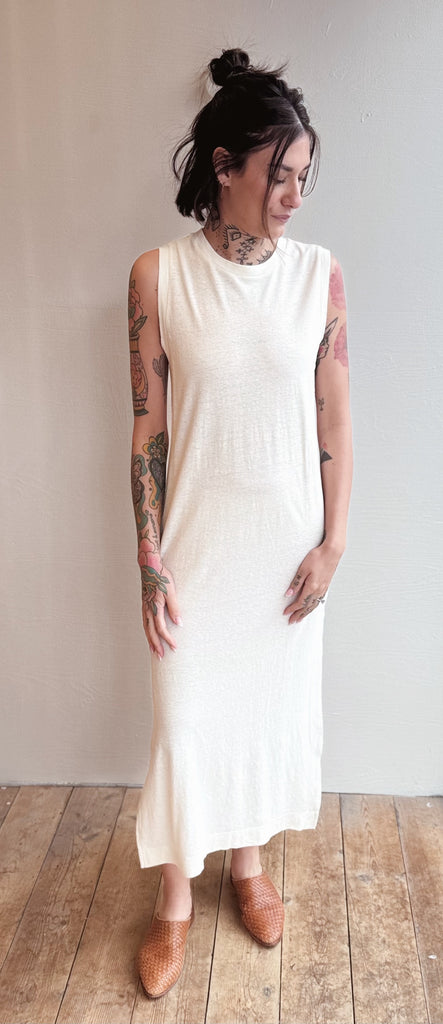 Hermosa Dress - Washed White