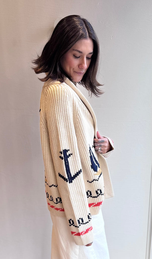 The Sailboat Lodge Cardigan