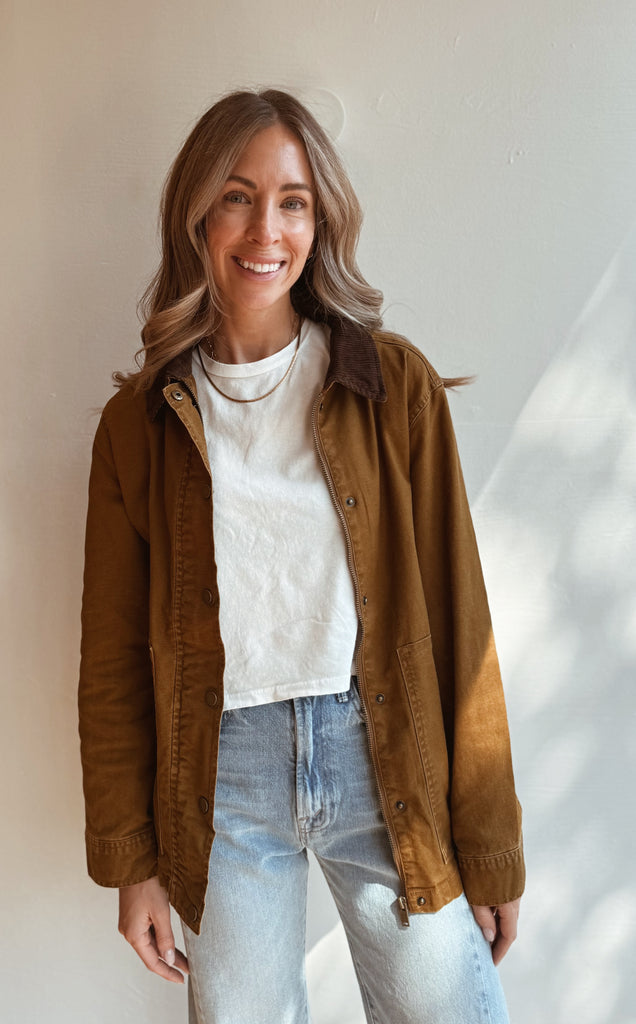 Cognac BLAKE barn jacket