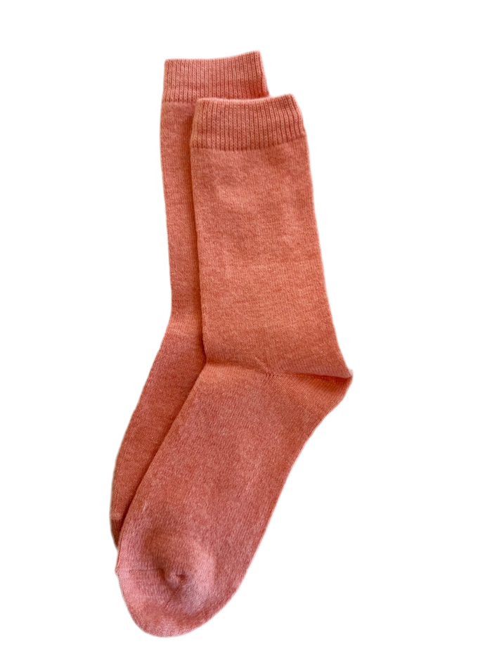Cashmere CLOUD socks in rose pink