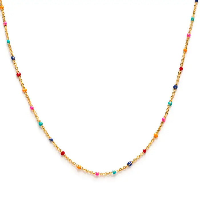 Multi Color Enamel Chain