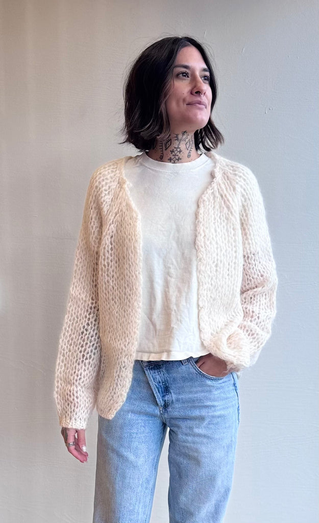 Cloud cardigan in ivory