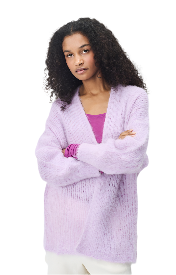 Bymi cardigan in lilac