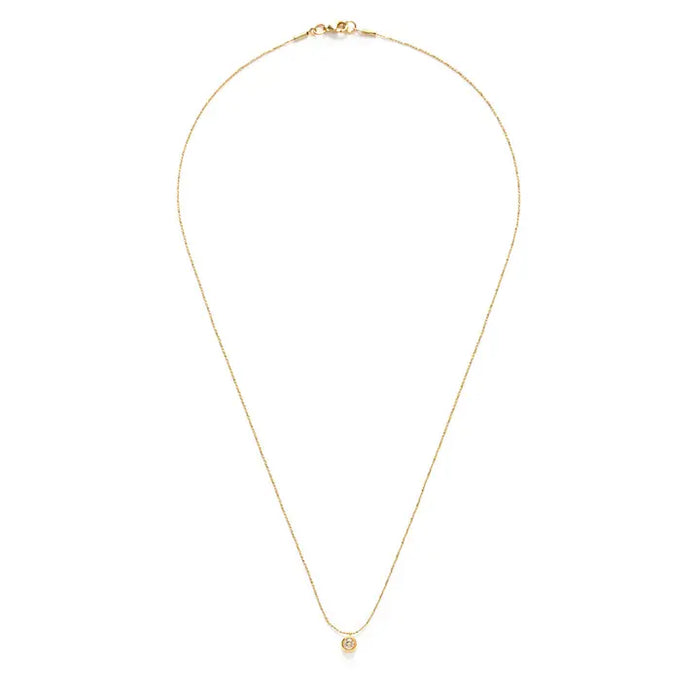 Single Crystal Pendant Necklace