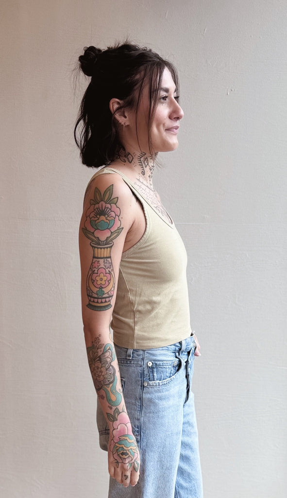 Sporty Tank in Desert Khaki