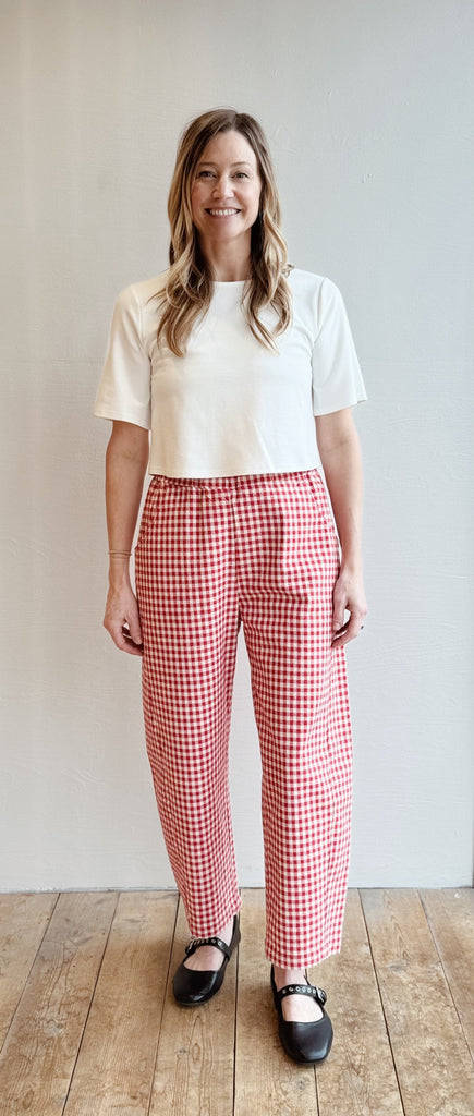 Arc Pants in gingham