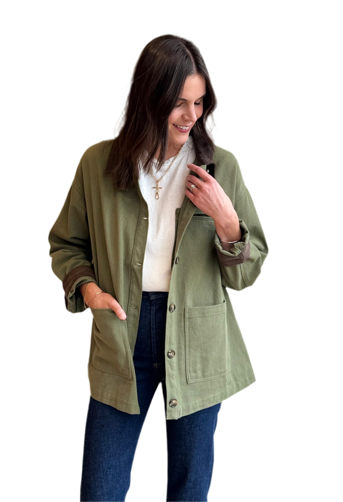 Olive ROWAN barn jacket
