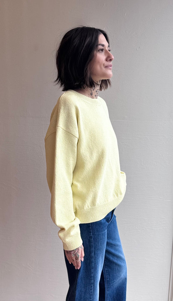 Milo Cotton Sweater - Lemonade