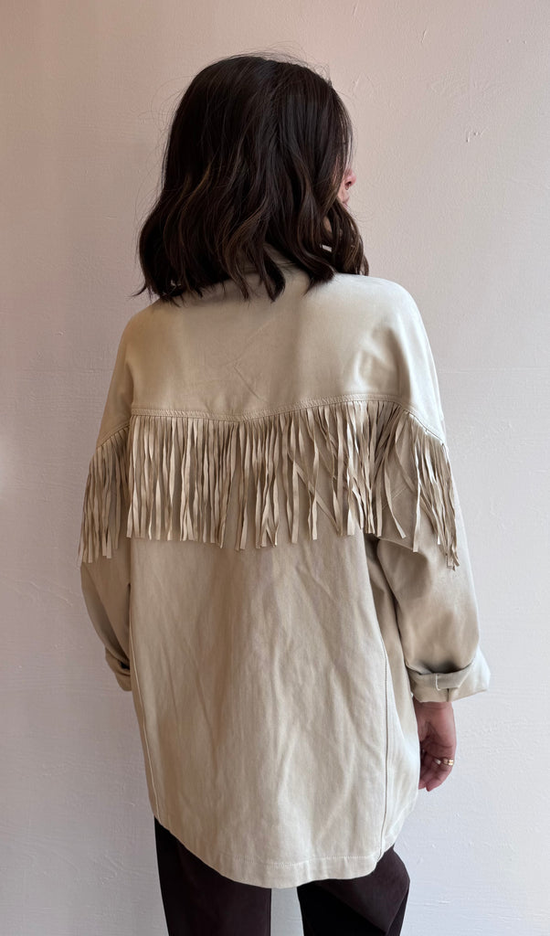 Mary Fringed Western Shirt