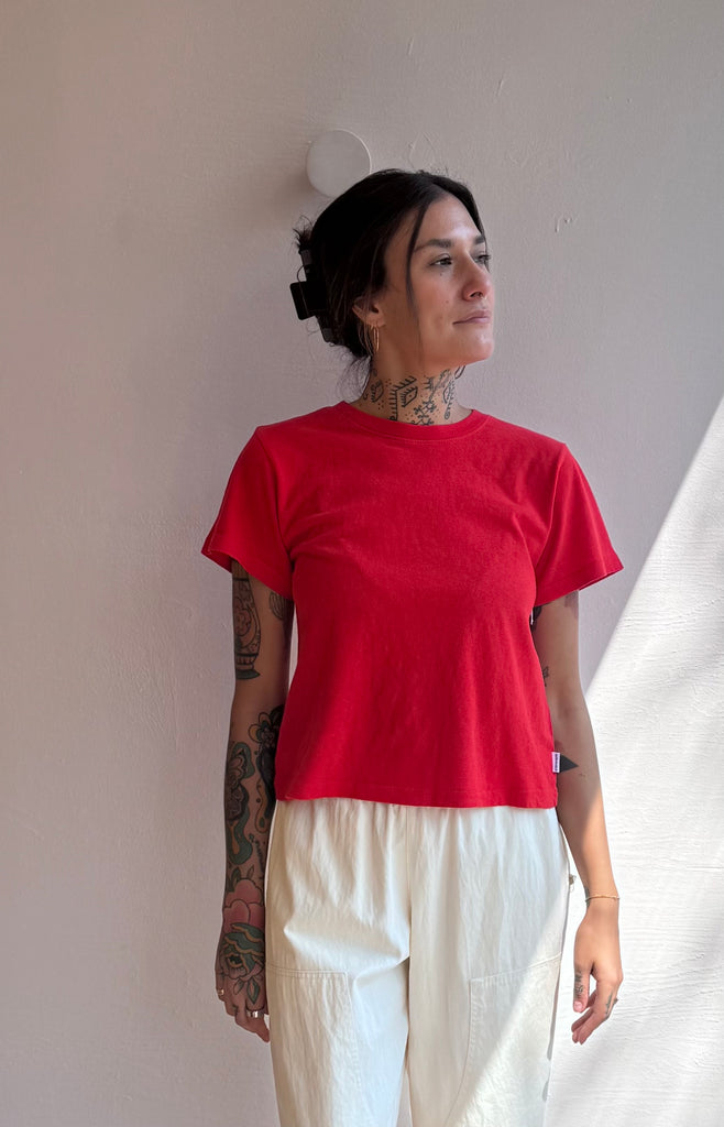Airy Darling Tee - Tomato