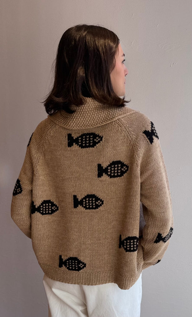The Swimming Fish Lodge Cardigan