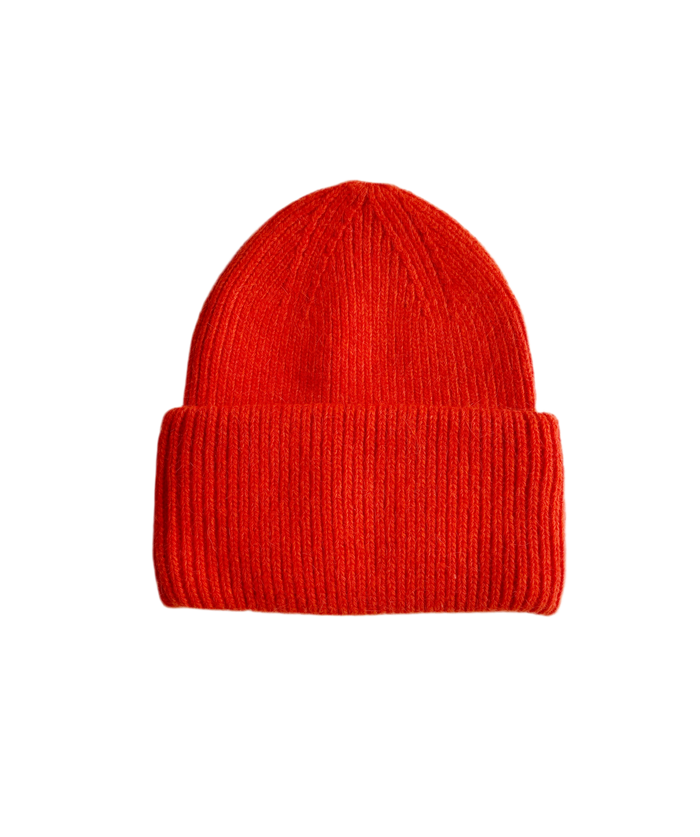 Angora SERENA beanie in orange