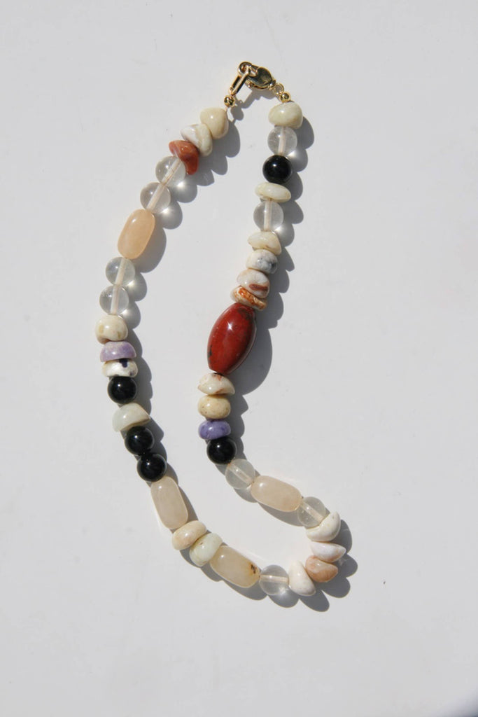 Anya gemstone necklace