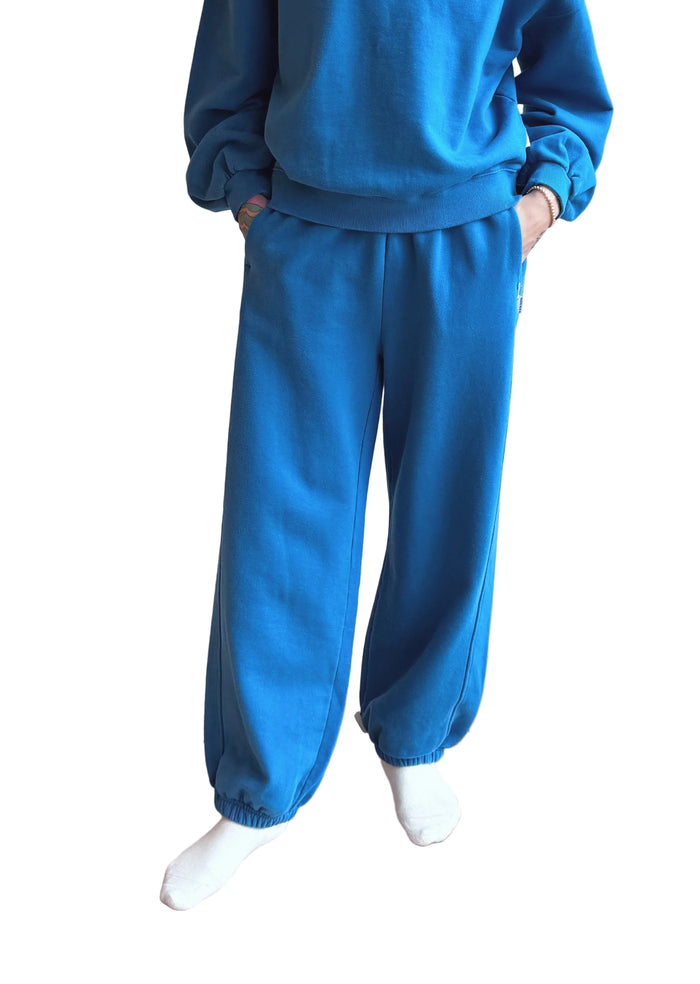 Balloon Pants in Teal Blue