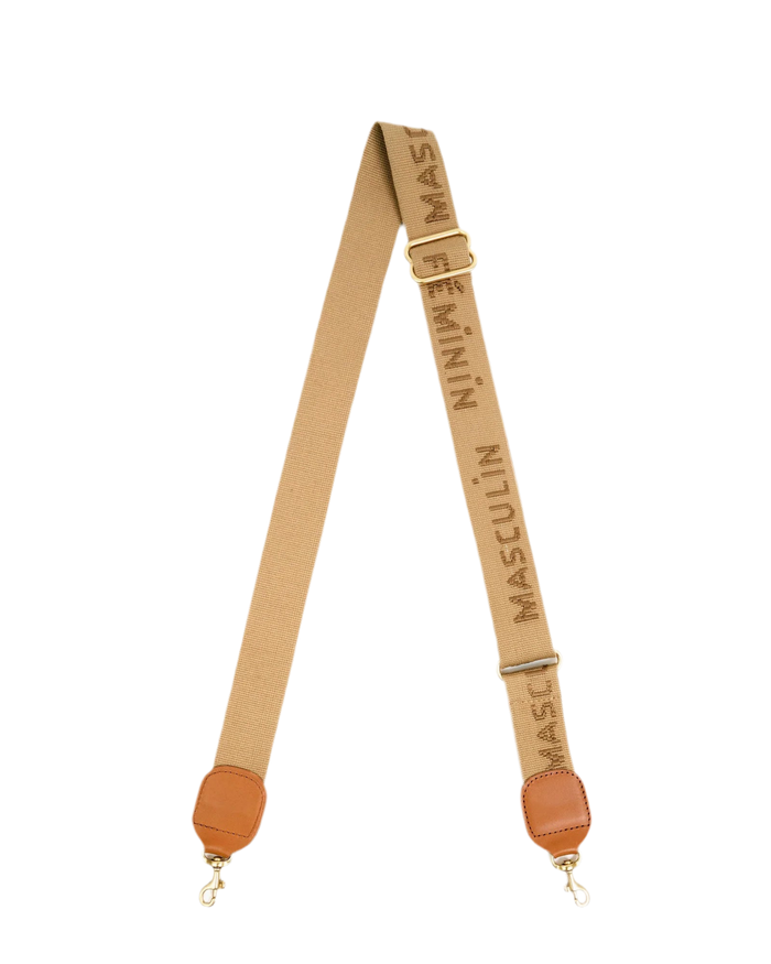 Adjustable Crossbody Strap- masculin Feminin in khaki