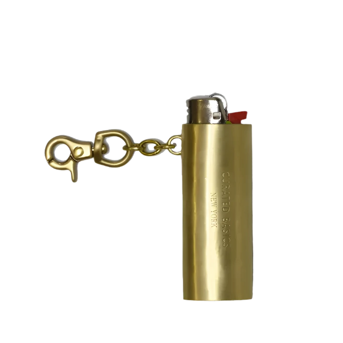 Brass lighter keychain