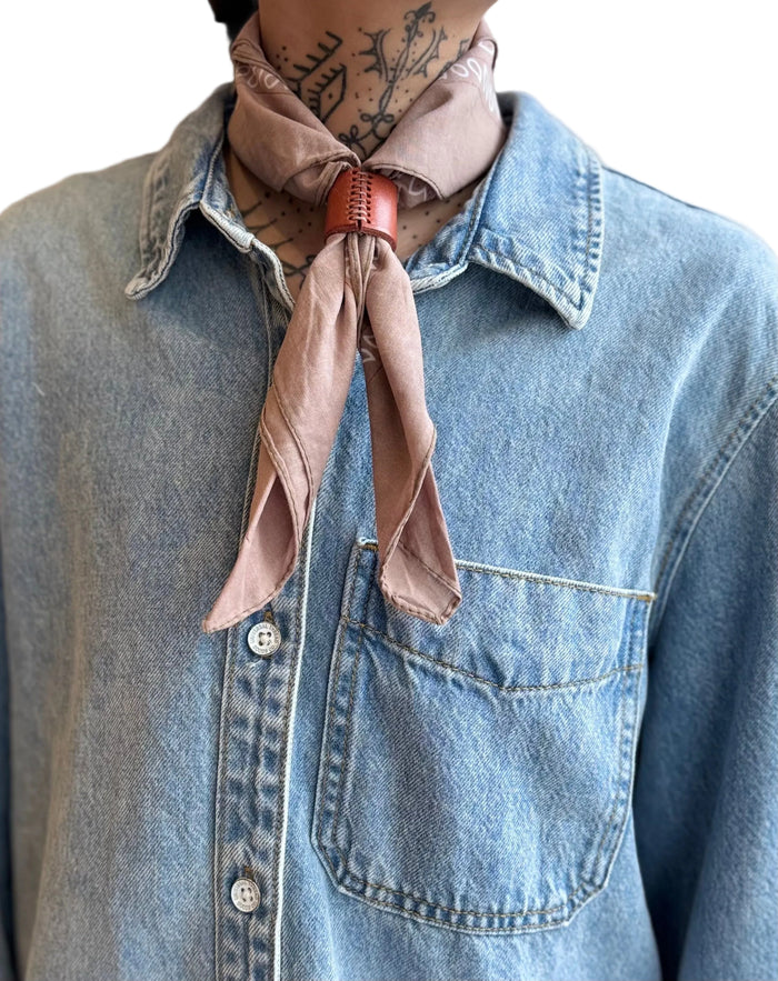 Brown Hues Hand Dyed Bandana