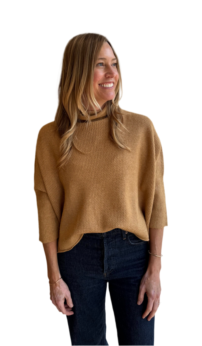 Camel Angora Ezra Sweater