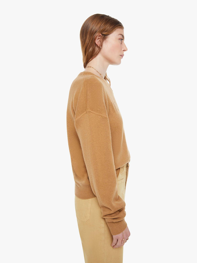 The Logo Jumper in Camel