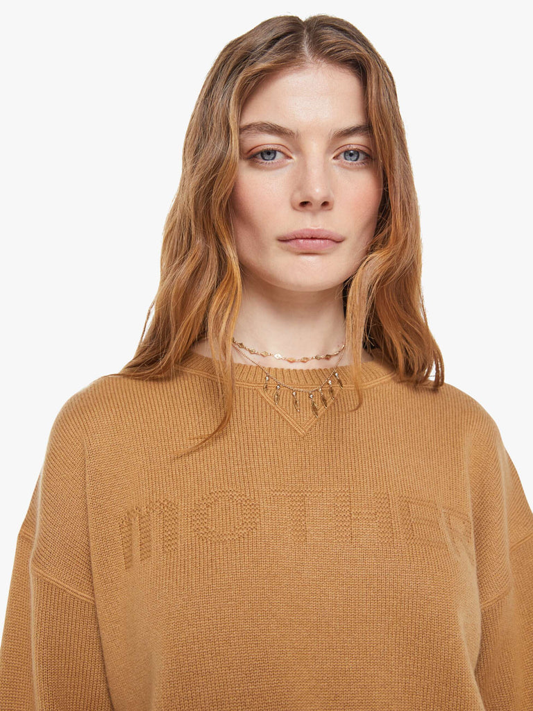 The Logo Jumper in Camel