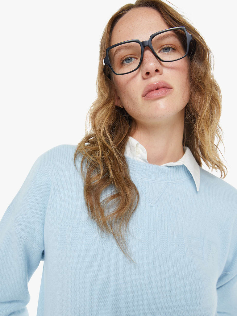 The Logo Jumper in Light Blue