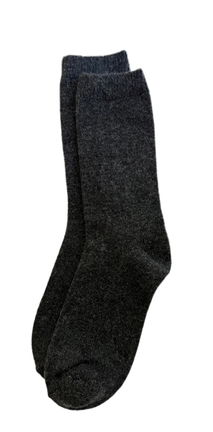 Cashmere CLOUD socks in charcoal