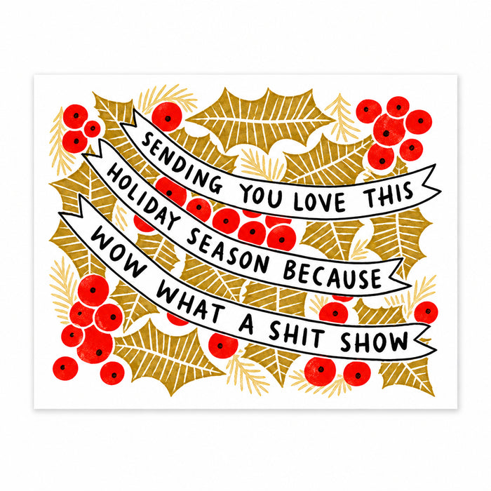Shit Show Holiday Card