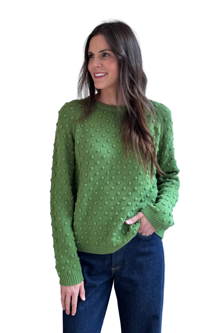 Pearl Sweater in True Green