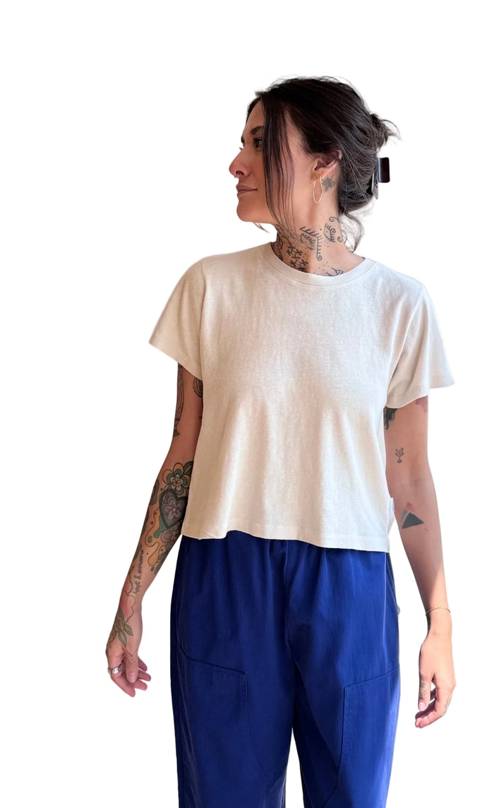 Airy Darling Tee - Rice