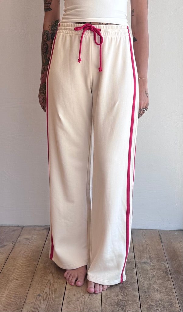 Racer stripe WREN sweatpants
