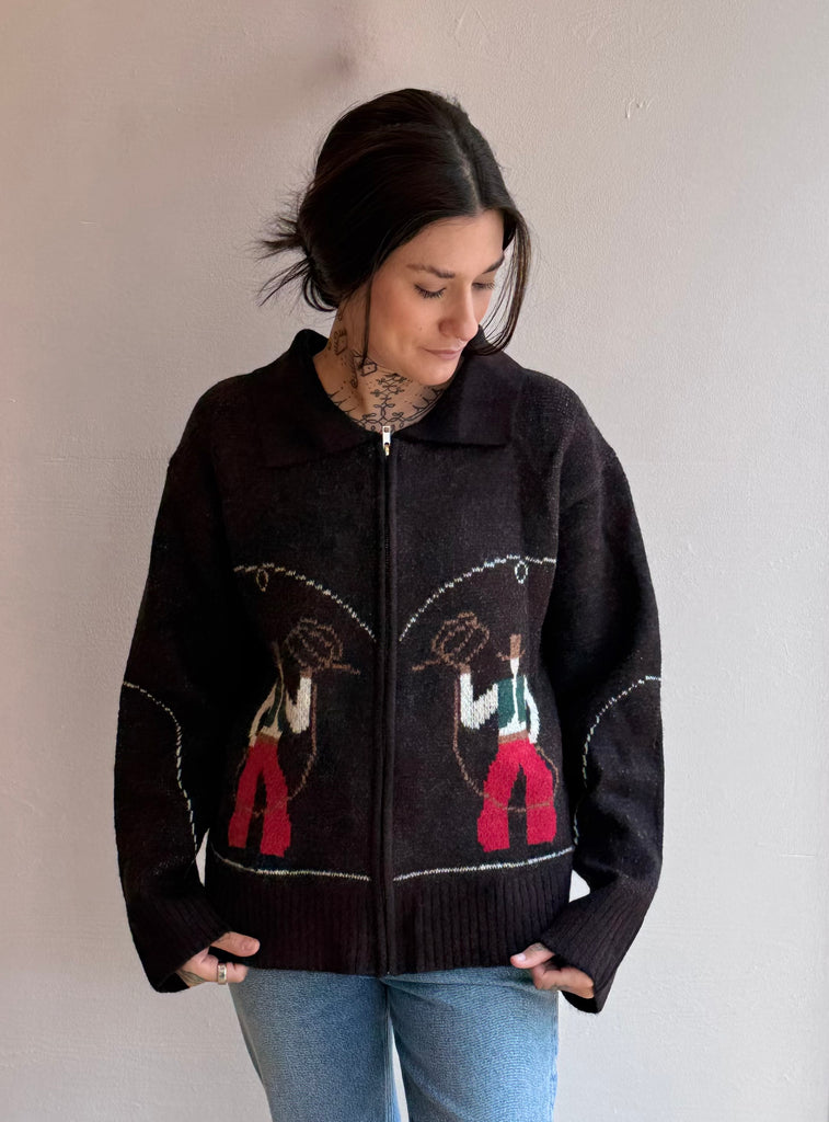 Giddy Up knit cardigan