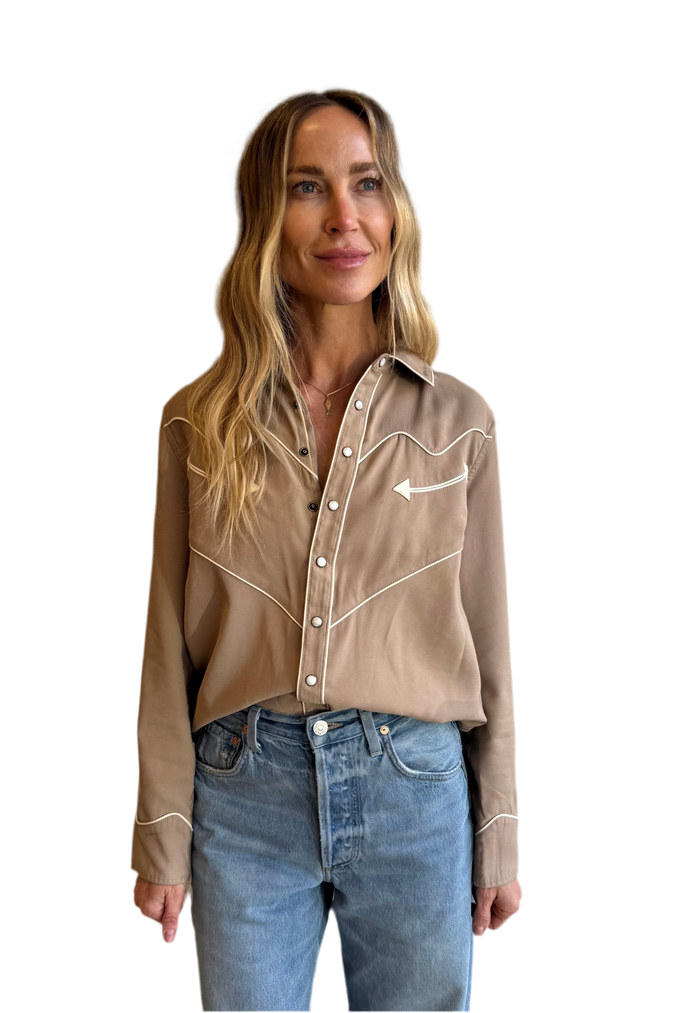 The Western Shirt in Barley