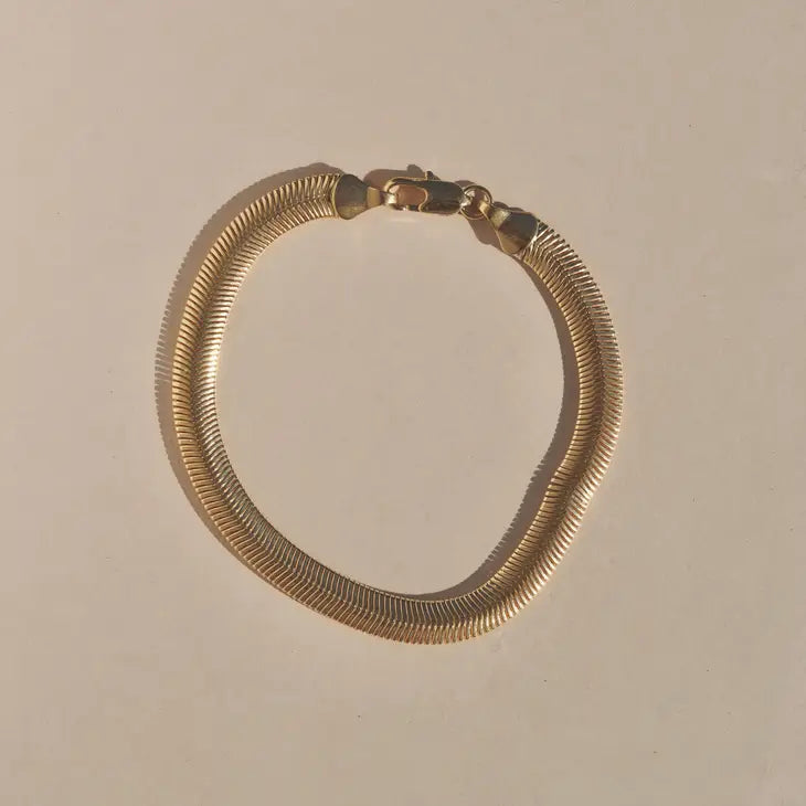 Coco gold snake bracelet