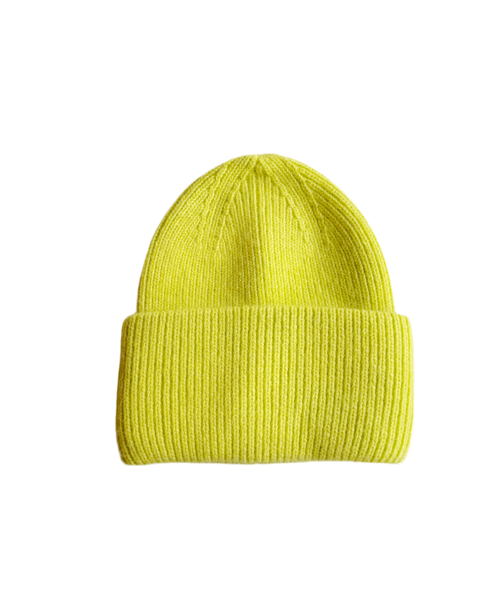 Angora SERENA beanie in neon