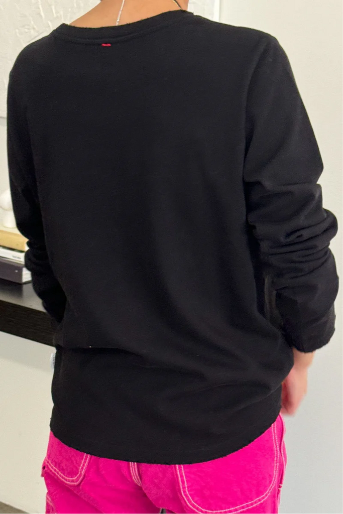 Everyday L/S tee in black