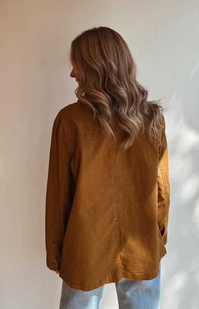 Cognac BLAKE barn jacket