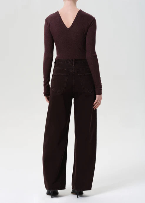 Low Curve Jean in Sloe Berry