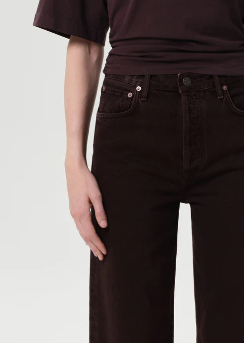 Ren High Rise Wide Leg in Sloe Berry