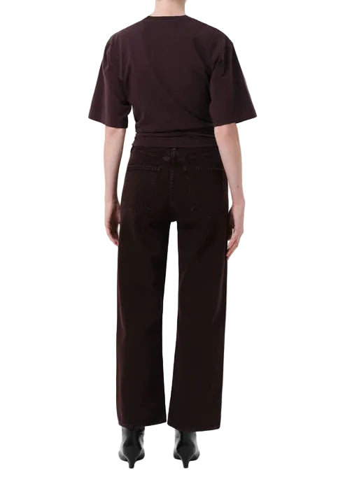 Ren High Rise Wide Leg in Sloe Berry