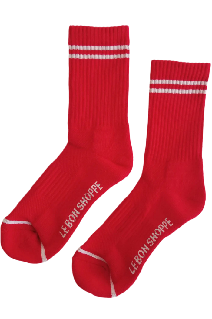 Boyfriend sock in Red