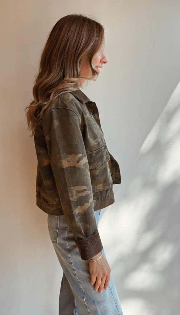 Olive camo WESTON barn jacket