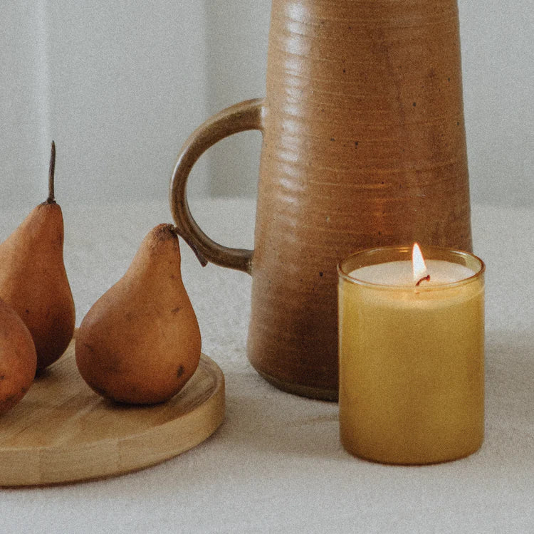 The Beekeeper Glass Candle - Honey + Clover