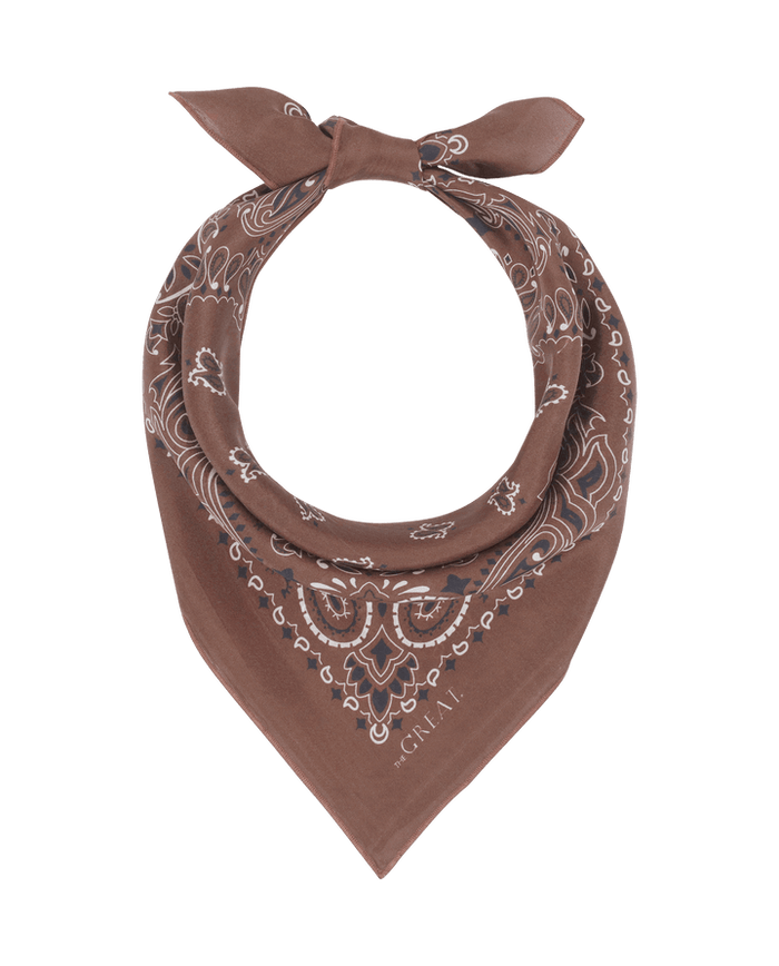 Silk Bandana - Chocolate