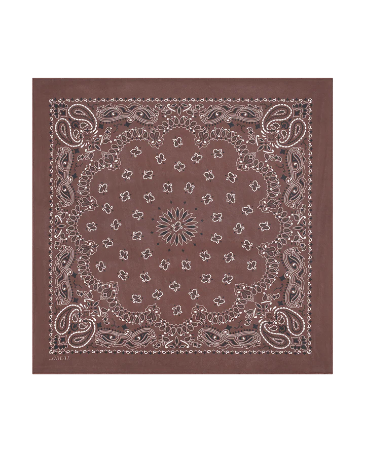 Silk Bandana - Chocolate
