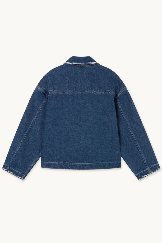 Embroidered Horses Denim Jacket